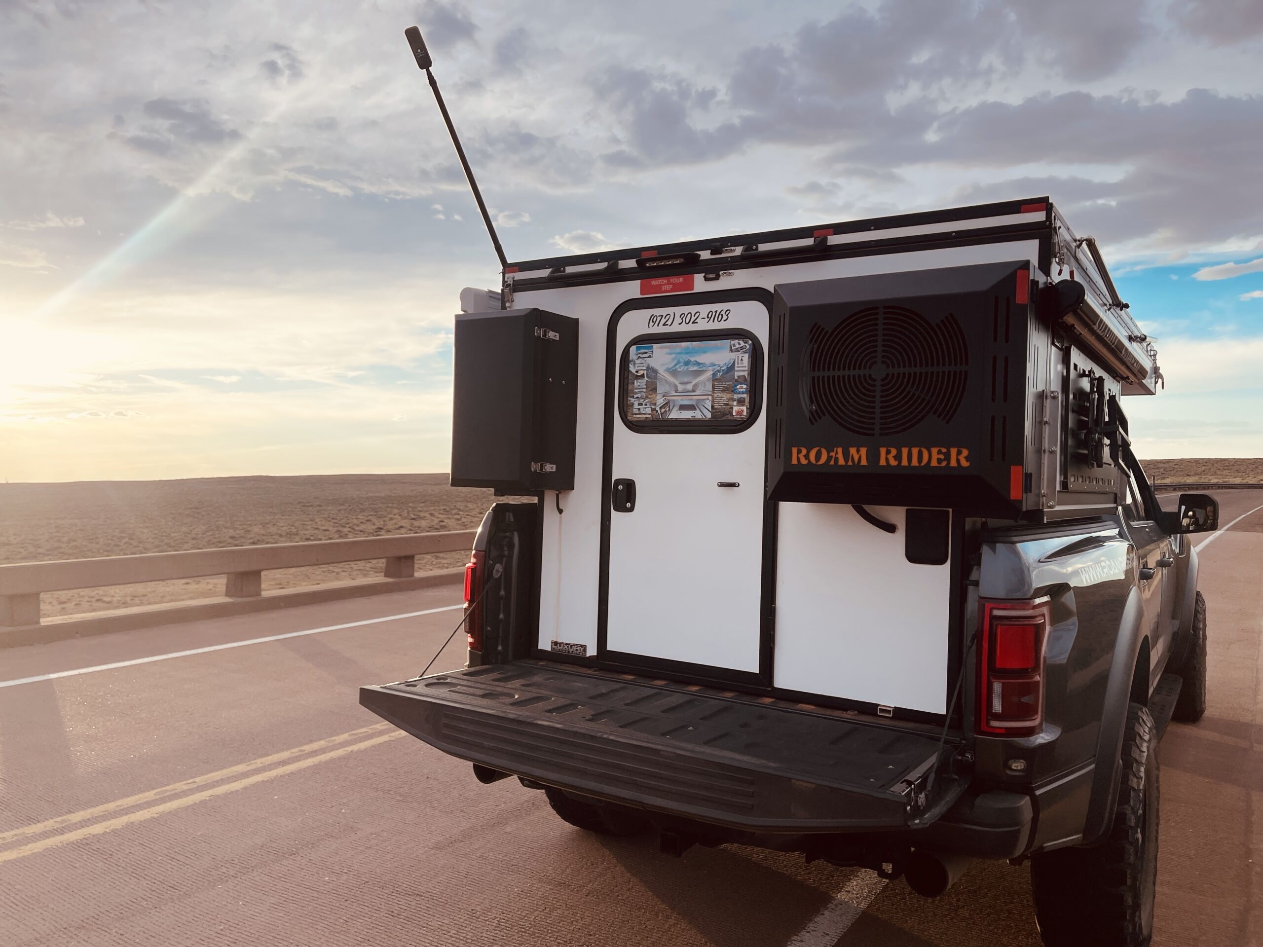 Roam Rider Truck Camper A/C and Diesel Heater